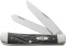 ROUGH BLACK TRAPPER CASE KNIFE W SPEY BLADES