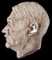 WWII GERMAN ADOLF HITLER CHALK WARE PROFILE HEAD