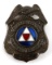 OBSOLETE EARLY CIVIL DEFENSE BADGE CLEVELAND