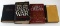 LOT OF 4 HARDCOVER VINTAGE MILITARY & WWII BOOKS