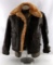 WWII U.S. NAVY M445 A SHEEP FUR BOMBER JACKET