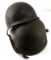 BLACK U.S. M1 POST WWII HELMET WITH LINER & STRAP