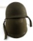 WWII US STEEL COMBAT HELMET WITH WEBBING AND STRAP