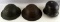 2 WWI BRODIE HELMET & 1 WWII GERMAN M40 LOT