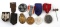 LOT OF 9 MIXED GERMAN WWII MEDALS TINNIES MORE