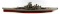 USS IOWA BATTLESHIP PLASTIC 1980S REFIT MODEL