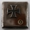 GERMAN WWII WAFFEN SS IRON CROSS CIGARETTE CASE