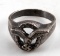 GERMAN WWII LUFTWAFFE PILOT SILVER RING