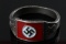 GERMAN WWII NSDAP SWASTIKA SILVER RING