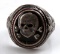 GERMAN WWII WAFFEN SS TOTENKOPF SILVER RING