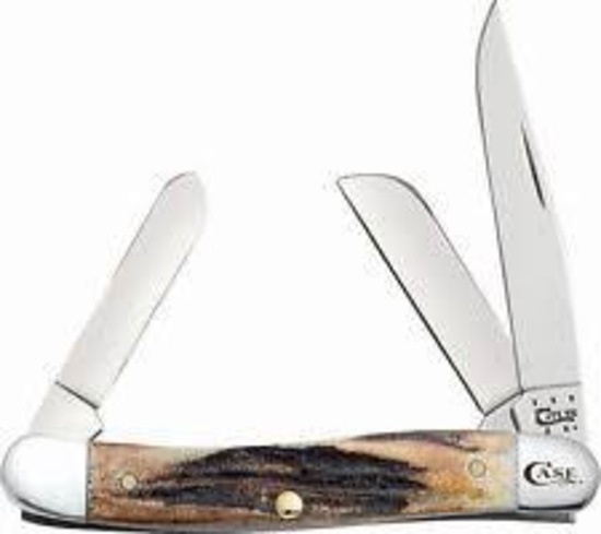 CASE STOCKMAN KNIFE WITH STAG HANDLE BRAND NEW