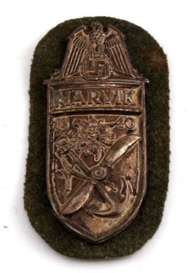 WWII GERMAN THIRD REICH NARVIK CAMPAIGN SHIELD