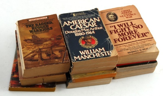 LOT OF 9 VINTAGE WWII & OTHER MILITARY BOOKS RARE