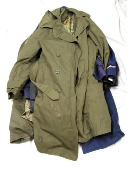 MIXED ARMY AIR FORCE CLOTHING & UNIFORM LOT