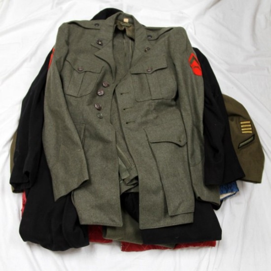 MIXED MILITARY UNIFORMS  LOT OF 5