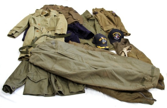 WWII AND LATER U.S. MILITARY UNIFORM LOT