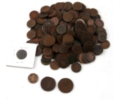 INDIAN CENT CIRCULATED LOT OF 250 & MISC