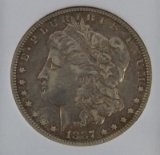 1887 O MORGAN SILVER DOLLAR AU COIN