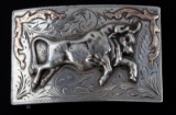 STERLING SILVER SOUTHWESTERN STYLE BELT BUCKLE