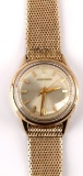 BULOVA ACCUTRON WATCH 10K GOLD FILLED BAND & BEZEL