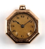 VINTAGE WAITHAM ROLLED GOLD MONOGRAMMED WATCH