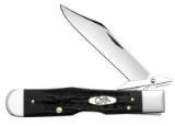 BUFFALO HORN CHEETAH CASE KNIFE W SWING GUARD