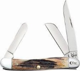 CASE STOCKMAN KNIFE WITH STAG HANDLE BRAND NEW