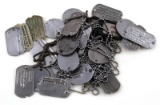 WWI TO VIETNAM U.S. MILITARY DOG ID TAG LOT