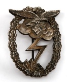 WWII GERMAN LUFTWAFFE GROUND ASSAULT BADGE