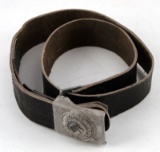 GERMAN WWII POLICE BELT BUCKLE & BELT