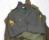 LOT OF US MILITARY CLOTHING VARIOUS TIME PERIODS