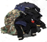 LARGE LOT OF ASSORTED MILITARY UNIFORM & COATS