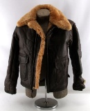 WWII U.S. NAVY M445 A SHEEP FUR BOMBER JACKET