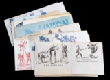 AMERICAN CIVIL WAR POLITICAL CARTOON ENVELOPE LOT