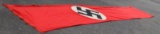 WWII GERMAN THIRD REICH LARGE SWASTIKA BANNER