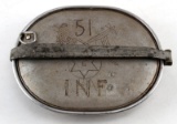 WWI US ARMY FIELD MESS KIT PAN NAMED TRENCH ART