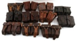 11 WWII MIXED GERMAN SOVIET & OTHER AMMO POUCHES