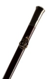 US NAVY INTERWAR STERLING SILVER SWAGGER STICK