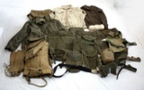 ASSORTED LOT OF US MILITARY GEAR AND UNIFORMS