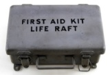 WWII ERA LIFE RAFT FIRST AID KIT METAL BOX