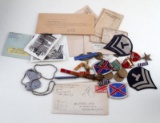 US ARMY ARCHIVE LOT OF MACK HENDRICKSON & LETTERS