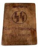 GERMAN WWII STREET SIGN WAFFEN SS FOR GERMANS ONLY