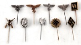 10 GERMAN WWII THIRD REICH STICKPIN LOT LUFTWAFFE