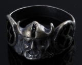 GERMAN WWII 3RD REICH WAFFEN SS VIKING SILVER RING