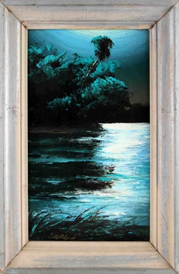 OIL PAINTING BY FLORIDA HIGHWAYMEN JAMES GIBSON