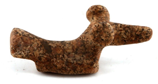 NATIVE AMERICAN CARVED POPEYE BIRDSTONE