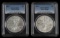 2013 SILVER EAGLE PCGS GRADED MS70 COIN LOT OF 2