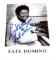 SINGER-SONGWRITER FATS DOMINO AUTOGRAPHED PHOTO