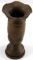 WWI FLORAL TRENCH ART VASE MADE OF ARTILLERY SHELL