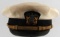 US NAVY OFFICER DRESS VISOR CAP COLD WAR ERA